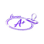 Purple refill ink for re-inking teacher stamps