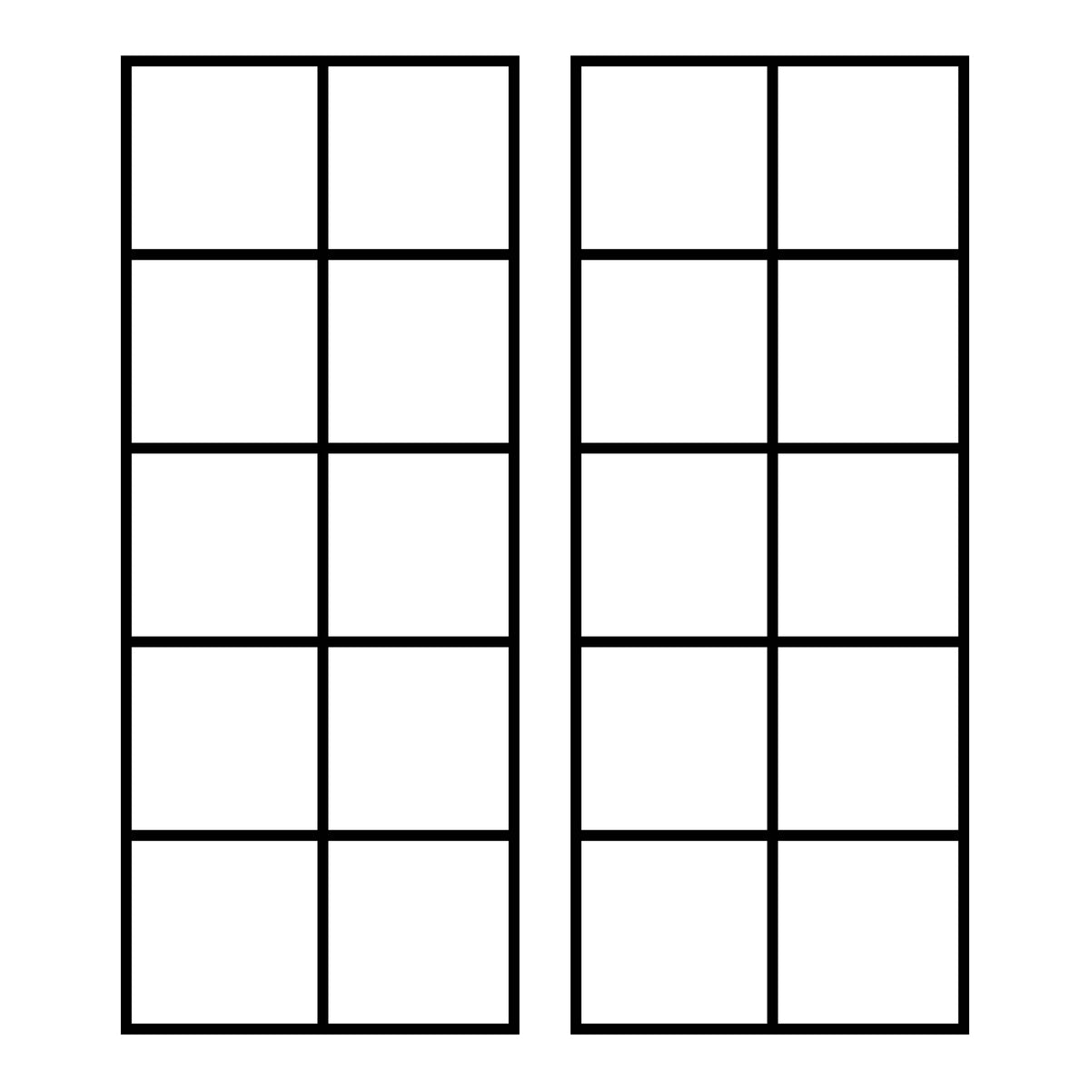 Teacher stamp “Ten Frame” with ten-frame number model – Black ink