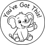 Teacher stamp “You’ve Got This!” for positive student encouragement – Black ink
