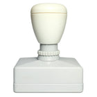 Alphabet – white / rectangle stamp