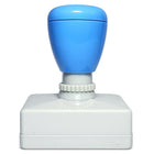 Alphabet – light blue / rectangle stamp