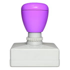 Alphabet – purple / rectangle stamp