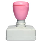 Alphabet – pink / rectangle stamp