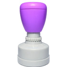 Seen! – purple / round stamp