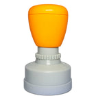 Seen! – orange / round stamp