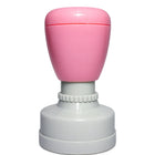 Seen! – pink / round stamp
